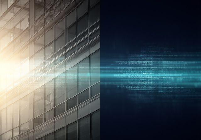 Conceptual visual of secure data management in a professional human capital environment