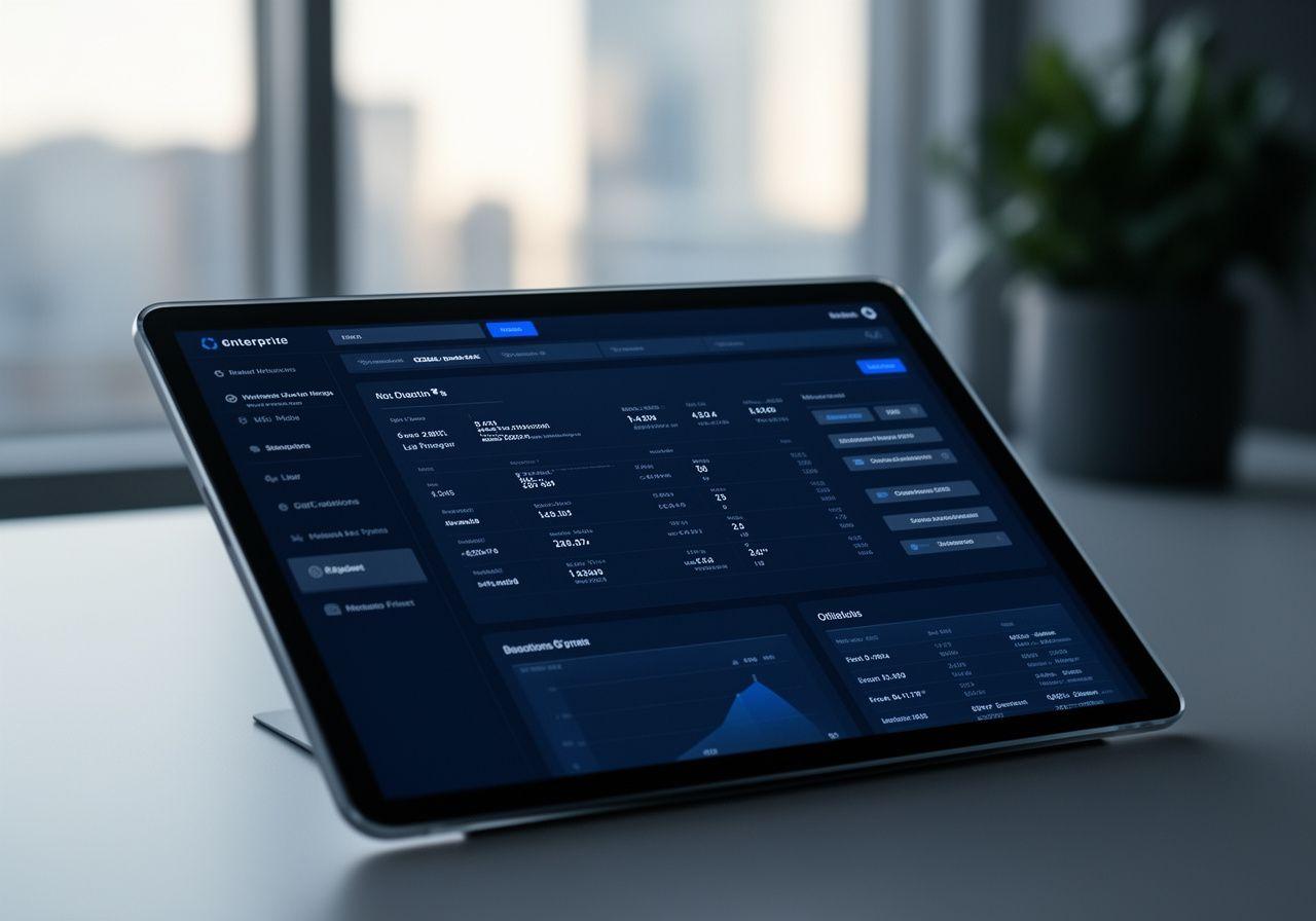 Advanced dashboard showing workforce analytics and talent streams